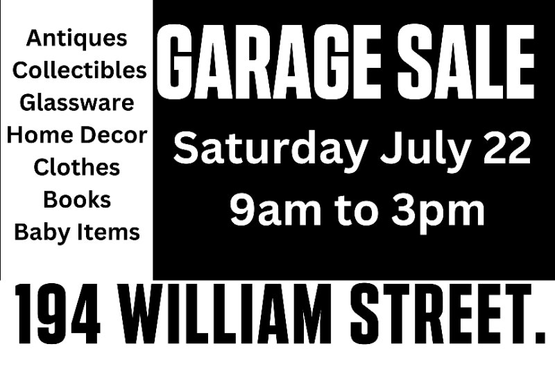 GARAGE SALE WILLIAM STREET, NORTH YORK Garage Sales City of