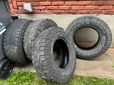 4 Goodyear Wrangler Tires. Used on Tacoma. Still have life :). LT 245/75R16. $250