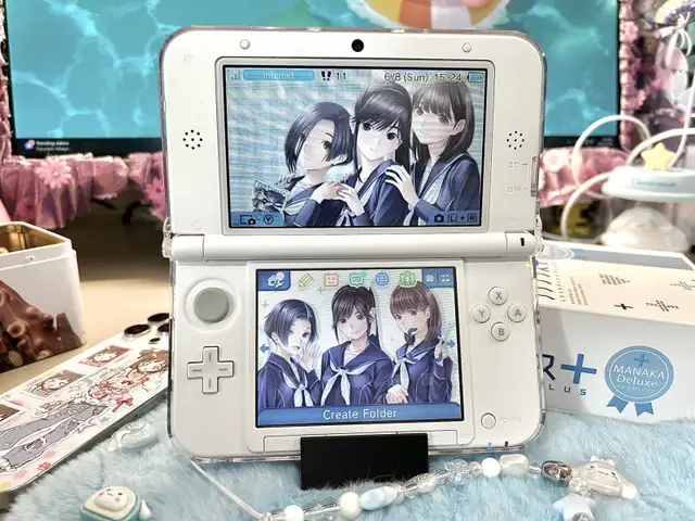 Manaka Nintendo 3DS LL/XL Love Plus Plus Special Edition in Nintendo DS in Markham / York Region - Image 3