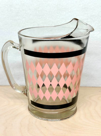 Vintage 50’s Hazel Atlas Glass Pitcher