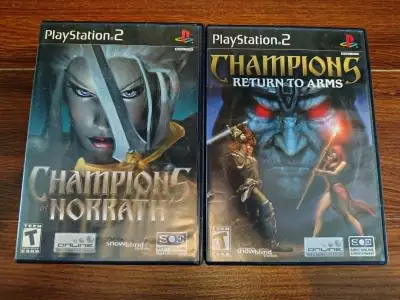Champions of Norrath and Return to Arms PS2 game complete CIB, View more