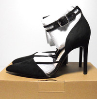 New Ladies Black Zara High Heels, Size 6.5
