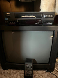 Tube tv with 80+ vhs 