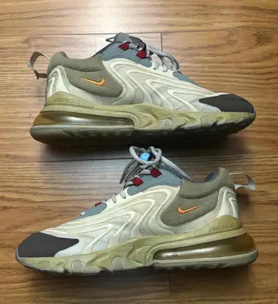 Nike Travis Scott x Air Max 270 React ENG Cactus Trails Size 9.5, View more