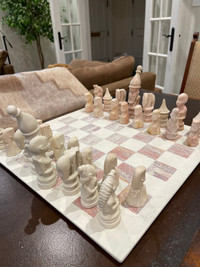 Soapstone chess set bought in Kenya 