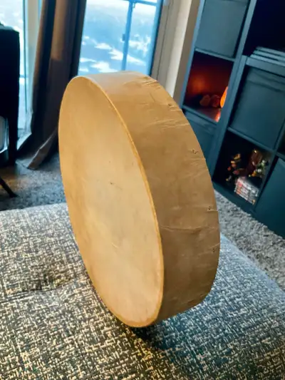 Hand Drum- Meditation Drum - Goat Skin- Good Condition - Pickup, View more