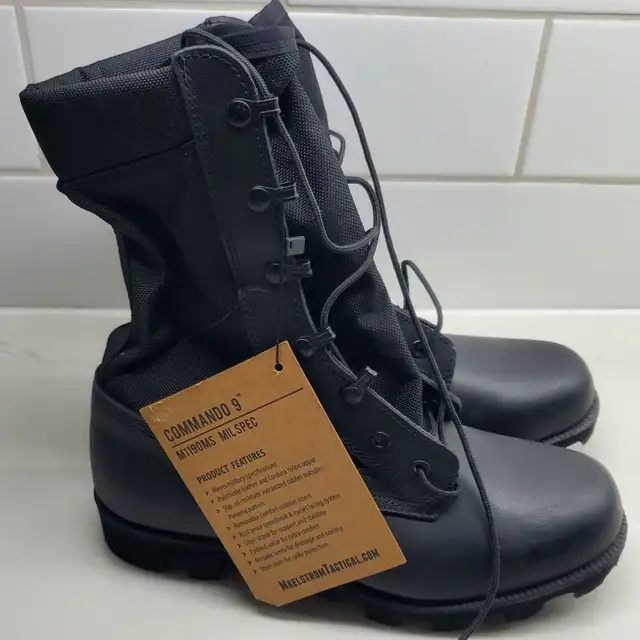 Maelstrom Commando 9″ Mil Spec Military Combat Boot with Vulcani in Men's Shoes in City of Toronto - Image 5