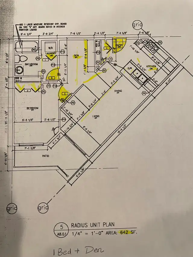 1 bedroom den 1 bathroom apartment lease takeover