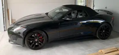 Jaguar F-type V8 2014 décapotable noir 495 hp, 51500 km