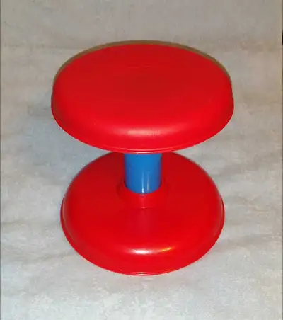 Fisher Price Red & Blue Big Bang Drumset Round Stool Chair Seat, View more