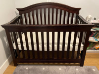Baby Cache solid wood baby crib