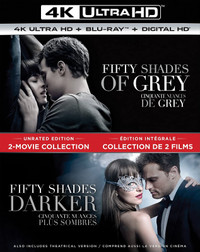 4k Ultra Hd Blu ray Fifty Shades of Grey and Fifty Shades Darker