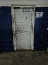 Door security gates