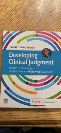 New Developing Clinical Judgement nursing textbook