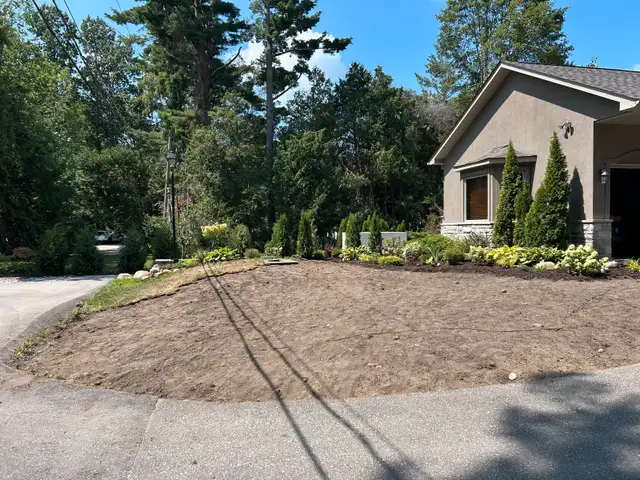 Landscaping, paving, sod replacement63672037425795123