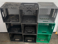 Storage containers - milk crates