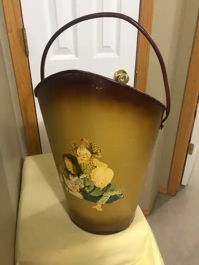 Decorative Vintage Fireplace Ash Pail, View more