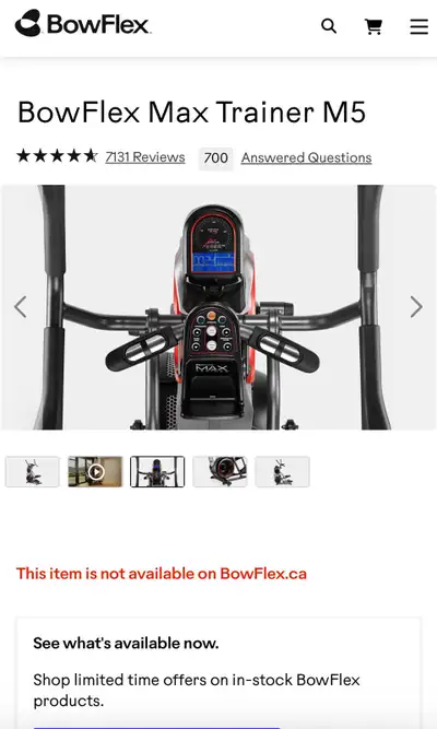 Bowflex M5 max Trainer, View more