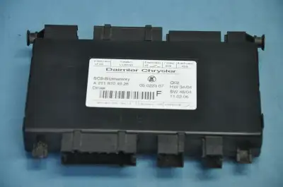 06-09 MERCEDES FRONT LEFT SEAT CONTROL MODULE 2118704926 Removed from E280 W211. Check your part num...