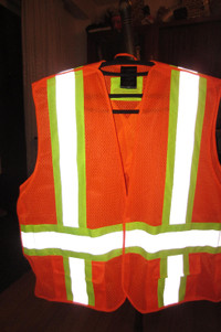 Orange Safety Vest XLG NEW