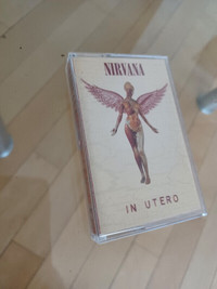 Nirvana In Utero audio cassette