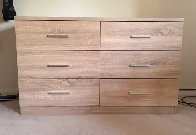 3-Piece Modern Light Oak Bedroom Set, View more