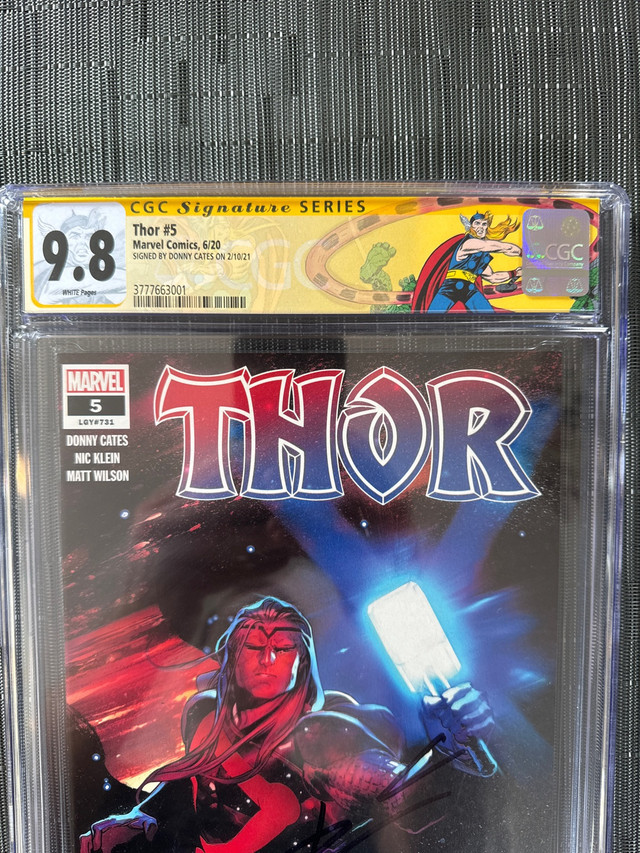 Thor #5. 1st Black Winter  CGC 9.8 Signed by Donny Cates in Comics & Graphic Novels in Oakville / Halton Region - Image 2