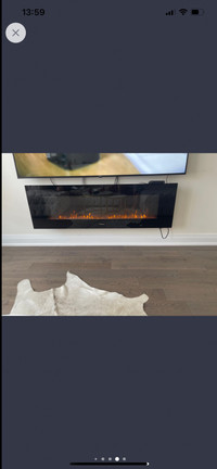 Electric fireplace remote