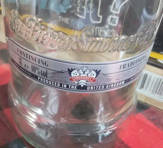 RARE RED LABLE BOTTLE WITH CAP in Other in St. John's - Image 5