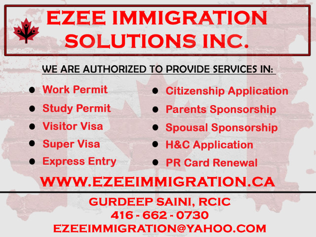Canada Immigration Services-Ezee Immigration Solutions Inc. in Other in Mississauga / Peel Region - Image 3