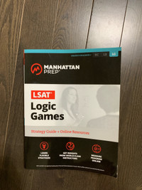 Only $1 Manhattan Prep lsat logic games brand new