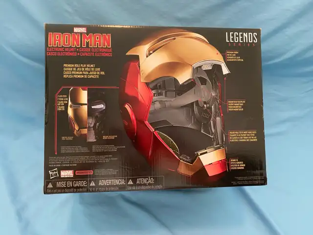 Marvel Legends Gear Iron Man Electronic Helmet (Brand New) in Arts & Collectibles in Markham / York Region - Image 5