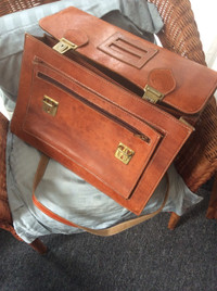 Beautiful leather briefcase