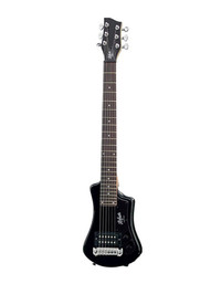 Portable Electric Guitar Travel Guitar Hofner Gloss Black