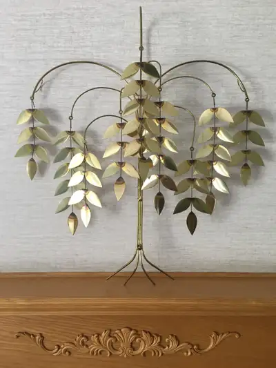 décoration arbre  en laiton 28'' de large  par  30'' de haut, View more