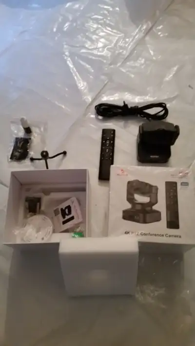 Nexigo N990 High End 4K PTZ Webcam with remote control, View more