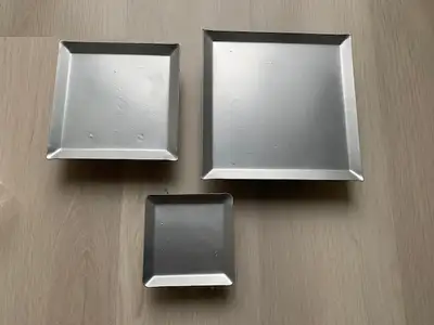 Metal Candle Plates x 3 (New in Package), View more