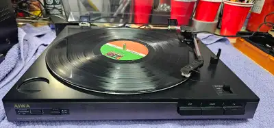 Aiwa Stereo Turntable Record Player , View more