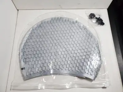 Trevoz casque de bain gris / swim cap gray brand new + extras, View more