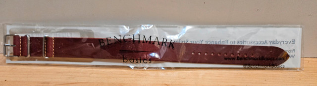 Benchmark Crazy Horse Oiled Leather Zulu WatchBand - 20mm dans Bijoux et montres  à Ville de Montréal - Image 4