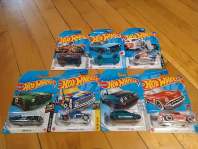 Hot Wheels (7) 30 $ Argent Comptant