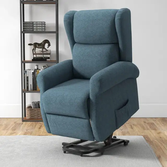 Wingback Lift Chair for Elderly, Power Chair Recliner with Footr in Chairs & Recliners in Markham / York Region - Image 8
