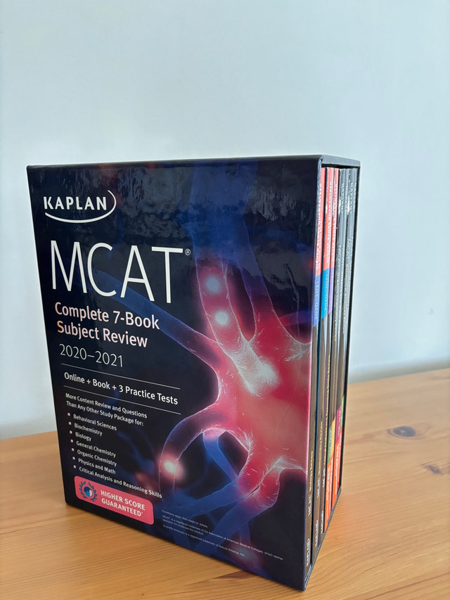 Kaplan MCAT 2020-2021 Complete 7-Book Subject Review in Textbooks in Burnaby/New Westminster