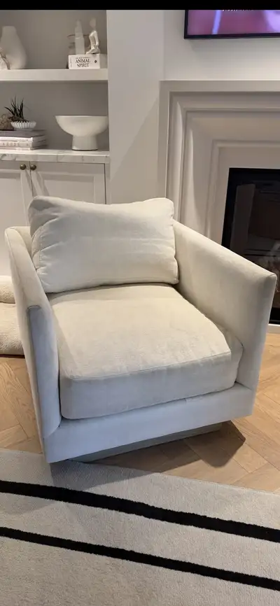 Cream Accent armchair, View more