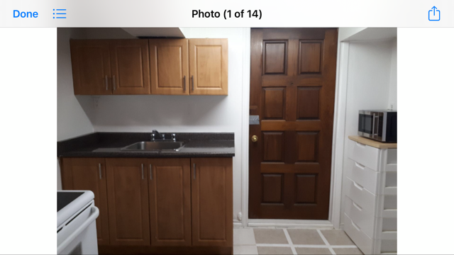 Furnished bachelor apt at basement. in Long Term Rentals in City of Toronto - Image 4