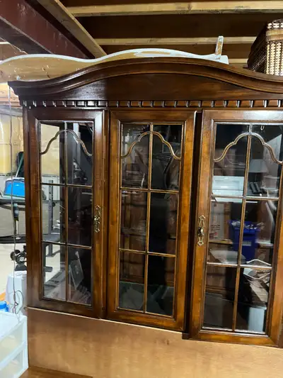 Antique Display Cabinet Solid Wood, View more