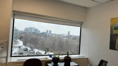 Office space available for 3 Employees office in a reputable building near Don Mills & Duncan Mills....