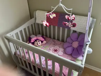 Mini crib and accessories , View more