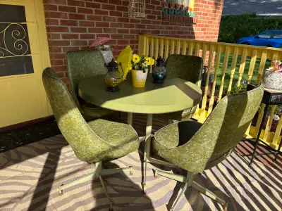 Vintage Mid-Century Modern Dining Set, View more