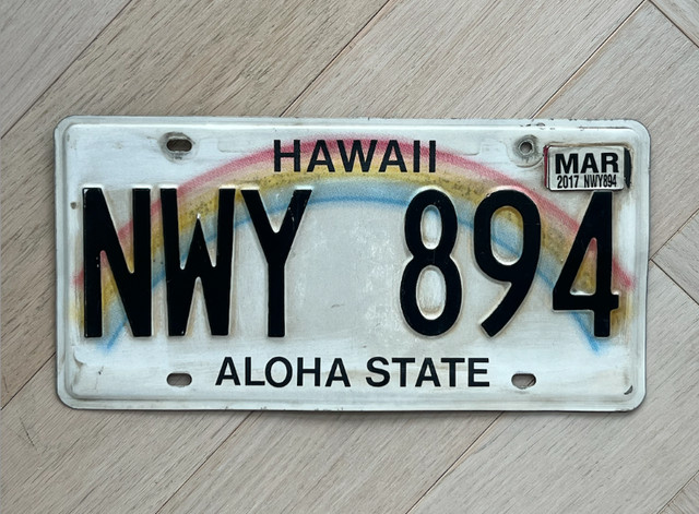 Hawaii Oahu license plate (home decor) in Home Décor & Accents in City of Toronto